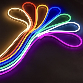 App-styret LED RGB neon strip med fjernbetjening - 2m, 3m, 5m